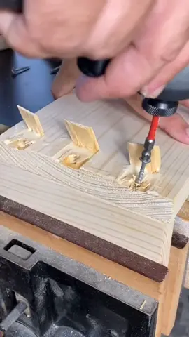 Testing this technique, update: it worked great and no glue seems after stain! Sloppy but good. #fyp #woodworking #rocktober #carpenter