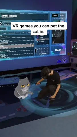 WHY THE CAT LOOK SO ANGRY #boombox #vr #virtualreality #oculusquest2 #oculus #applab #gaming