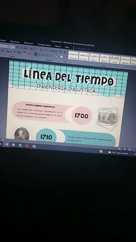 Línea del tiempo ❤️ #líneadeltiempo #word