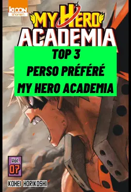 Top3 Perso Mha #top #mha #fyp #anime #manga #otaku #weeb #allmight #izuku #deku #oneforall #allforone #shototodoroki #yuei #bakugou #ochaco #kioon