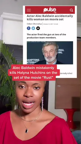 Alec Baldwin mistakenly killed Halyna Hutchins while filming a movie 😩 #pulsenigeria #propgun  #halynahutchins #alecbaldwin #rustmovie