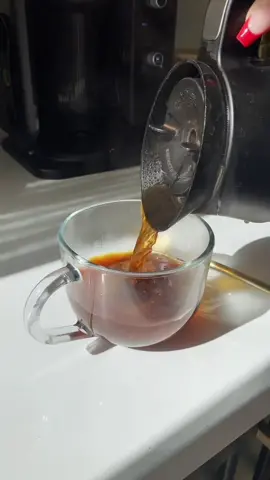Coffee asmr ☕️ #coffeeasmr #fyp #morningroutine #SaveIt4TheEndZone #MakeADogsDay #traderjoescoffee #asmr
