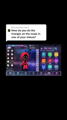 Answer to @amjusttrash Don't mind the audio- #tutorial #squidgame #gachaclub #fyp
