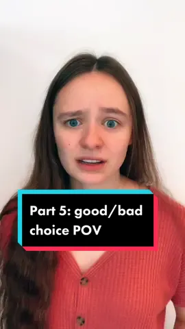 #pov part 5: you can see if something is a good or bad choice. #povs #povstories #povseries #actress #acting #povacting #choices #viral #storytelling