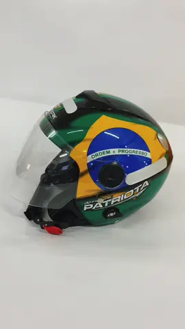 Novo capacete Protork linha Patriota 🇧🇷   #capacete #protork #protorkracing #brasil #patria #brasileiro