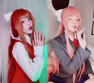 #duet with @bubbleteababydoll that glow up…HOW DID YALL EVEN LIKE ME BACK THEN 😭 #ddlc #monika