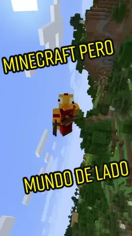 Minecraft pero el mundo esta de lado con @johnfalz #vidagamer #elpollofrito #Minecraft #tiktokgaming #gaming #tiktokminecraft
