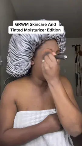 Most times I’m just winging it 🤣 #skincareroutine #tintedmoisturizer #melaninskincaretips #fypシ #acnesucksbro