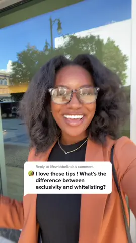 Reply to @lifewithbelinda  Here’s the tea on exclusivity vs. whitelisting 👀☕️ #lawyerinfluencer #lawyersontiktok  #influencertips #influencercontract