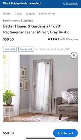 $60 FULL LENGTH MIRROR‼️🔥 #dailydeals #savings #fyp #helpingyouspendlessandsavemore 🛍💸
