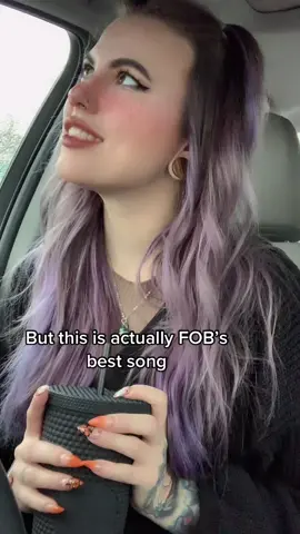 I mean it’s my favorite anyway ;) #fyp #altgirl #elderemo #alternativetiktok #purplehair #poppunk #fypシ #falloutboy