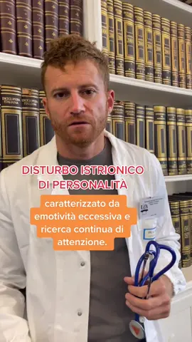 Disturbo Istrionico di Personalità #losapeviche #imparacontiktok #perte #medicina #psichiatria #scienze #dosturbo #istrionico #personalitá