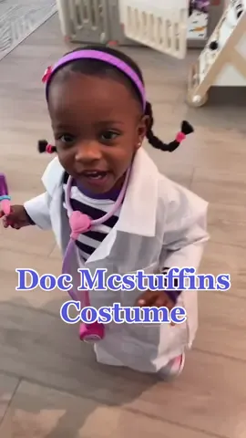 💜🎶 The doc is in and she’ll fix you up🎶💜                                                                             #happyhalloween #docmcstuffins #kidscostumes #diycostume #fypシ