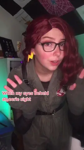 He did the mash #katiemitchell #halloween #ghostbusters #katiemitchellcosplay #themitchellsvsthemachines #tmvtmcosplay