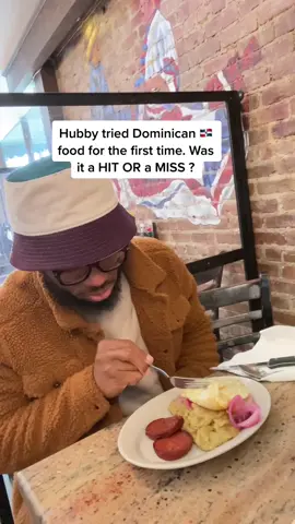 I love how he saved the good morning for last 😆🤣 #lingandlamb #dominican #breakfast #food #nyc #fyp
