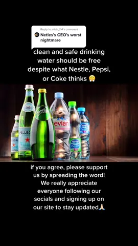 Reply to @mick_l14  “water is not a human right” - Former CEO of Nestle 💀