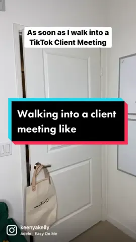 Walking into a client meeting like #tiktokcoaching #tiktokcoachforwomen #tiktokcoach #tiktokforbusinesses #videomarketingforbusiness