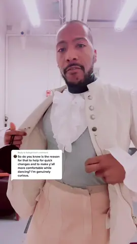 Reply to @flutegirlmari  the sweat in this show is real 🥵 #hamiltonmusical #theatrekid #bfa #costuming #wardrobe