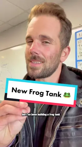 That STEM paycheck tho 🤔🐸 #mrmctiktok #teacherlife #frogtank #vivarium