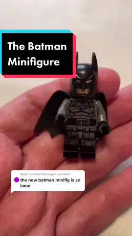 Reply to @collectiblescage The Batman minifigure #thebatman #lego #legothebatman #legobatman #batman #minifigure #legotiktok