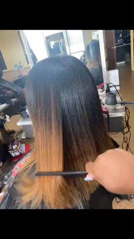 Silk Press sznnn! 🥰 #naturalsilkpress #silkpress #PINKHolidayRemix #TheHarderTheyFall #fyp #hairstylistsoftiktok