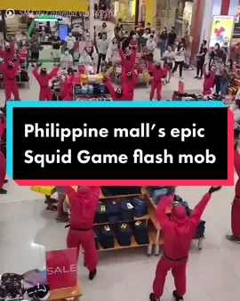 It’s more fun in The Philippines! 🕺🏼💃🏻 #fyp #squidgame #netflix #philippines #filipino #pinoy #sm #smmalls #calamba #manila #flashmob #itsmorefuninthephilippines #tiktokph