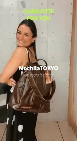 Bolsa mochila Tokyo, despojada, moderna, ideal para seu dia a dia.👛👜