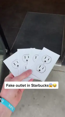 I put fake outlets in Starbucks and here’s what happened 😂😳 #jdroufam #mpt