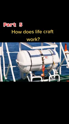 Basic Maritime things to know; part 5 How does life craft work? Mush watch. #lifesavingappliances #LifeCraft #Seamantiktok