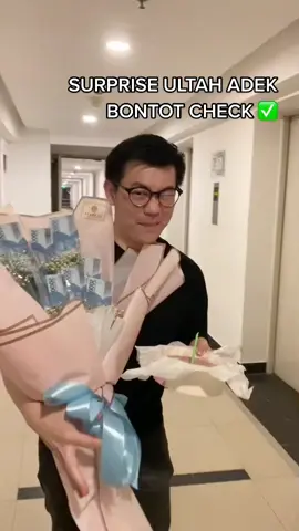 HAPPY BIRTHDAY ADEK BONTOT 🥳🥳🥳 @jamurajaib @lyndaprilia Anyway, Money Bouquetnya cantik. Thank you @clarkia.floristry 🥰🥰