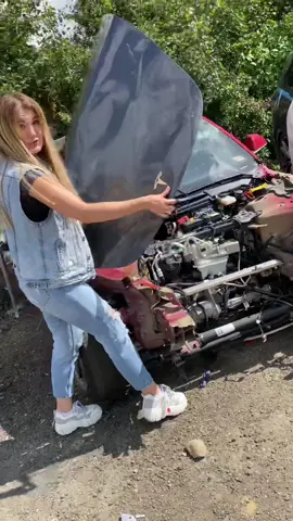 Нашла кладбище тесел😱 #настятуман #авто #автотиктокер