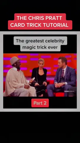 Learn how to blow minds like Chris Pratt 😮 #magictutorial #learnmagic#magic #magician #cardtrick #cardmagic #chrispratt