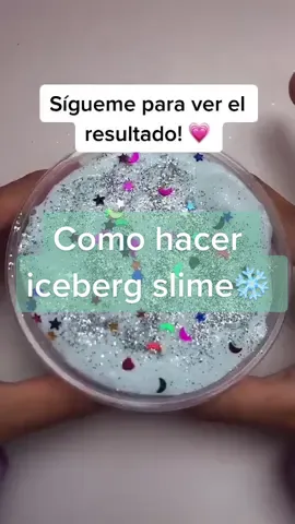 Como hacer iceberg slime! 🦋 // #fyp #slime #iceberg #tutorial #camislimes
