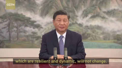 Chinese President #XiJinping a keynote speech at the #APEC CEO Summit via video. #China #geopolitics #coldwar #AsiaPacific #ideology