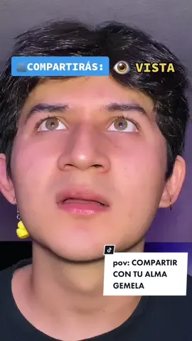 #pov : Compartes un sentido con tu alma gemela, esta vez te toco compartir el sentido de la vista.