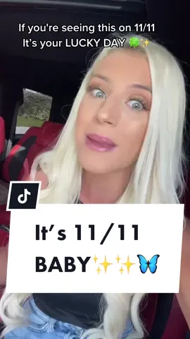 It’s 11/11 baby 😍✨🦋 #november11th #november11 #1111portal #manifestationportal