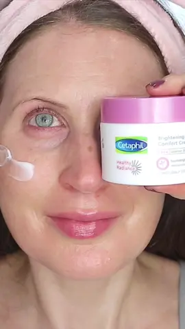 Our Healthy Radiance Night Comfort Cream works hard to brighten and hydrate sensitive skin ✨💧@laurappbeauty8  #CetaphilUK #FYP #SkinCare101