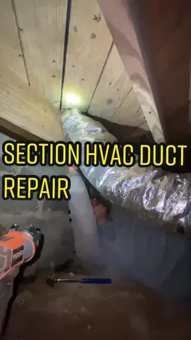 Section 8 HVAC Duct Repair #section8 #landlord #hvac