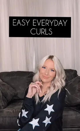Easy everyday curls #hairtutorial #blondehair #hairtips #hairtiktok #hairinspo #easyhairtutorials #easyhairstyles