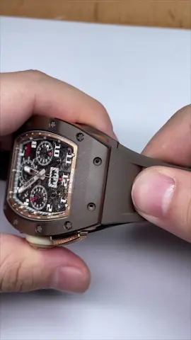誰かがリシャール・ミルに会いたいと言っているのを見て、手配しました🧐（p1）#RichardMille #asmr #メンテナンス #腕時計