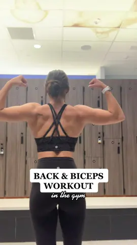 come hit back & bi’s w/ me 🤩💪🏽🔥 #motivation #gym #workout #backworkout #bicepsworkout #inspire #Fitness follow for more!! 🖤