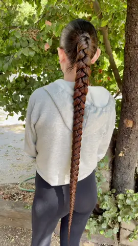 Long ponytail braid on my client 💖 #longhair #ponytai #braid #foryouhair