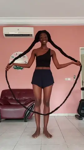 Would you try this hairstyle?😱💪🏽 (via @laetitiaky) #hairttok #hairartist #hairart #hairsculpture #jumprope