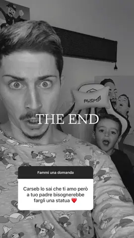 Ma sicuro che è figlio a me ? 😅 Ragazzi seguiteci su insta come l’altra volta domani videochiamiamo 3 di voi 😘❤️