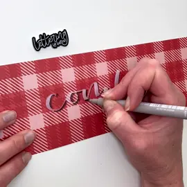 It comes alive with that shadow.  🤩 #comfy #flannel #brushlettering #BetterTogetherChallenge