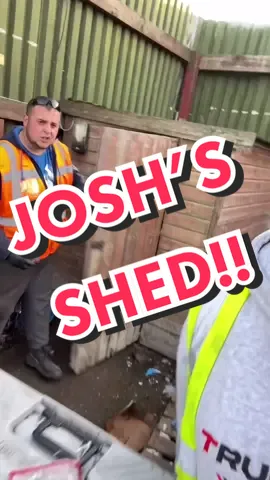 Josh’s Shed!! #truckertim #fyp #hgvdriver #trucking @joshyboy1995