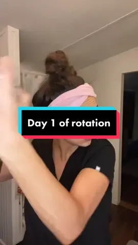 Happy first day of rotation #fyp #nursesoftiktok #grwm #RN #registerednurse #ernurse #nursetok #healthcareworkers