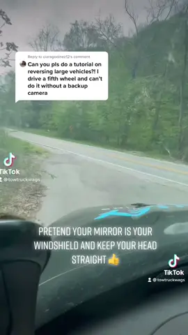 Reply to @ciaragodinez12  I drive better backwards than forward 😂 #wags#reply#drive#backwards #reverse#trucker#towlife#fyp#foryou #foryoupage #viral#abc
