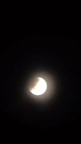 eclipse parcial da lua 19/11/21 🤍 #foryou #moon