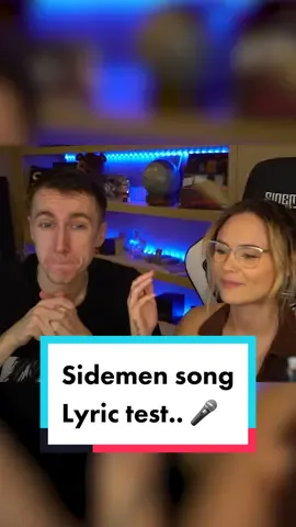 Sidemen song lyric test 🎤 #Sidemen #Miniminter
